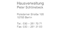 Hausverwaltung Inh. Peter Schönebeck